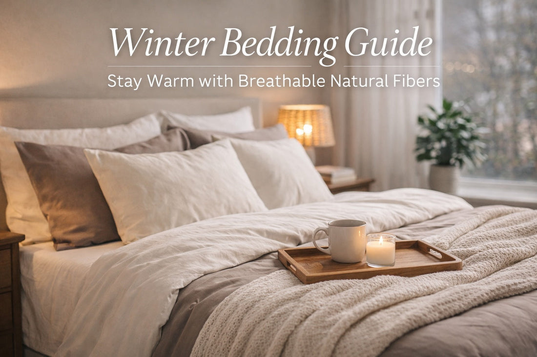 Winter Bedding Guide: Stay Warm with Breathable Natural Fibers