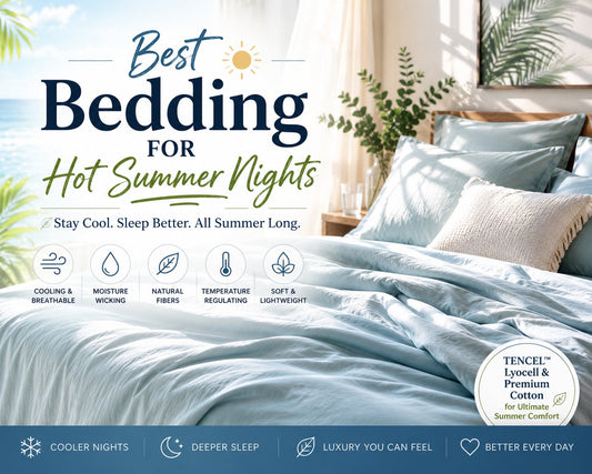 Best Bedding for Hot Summer Nights: Stay Cool, Dry &amp; Comfortable All Season Long